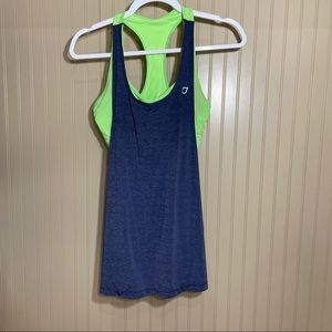 Lorna Jane Tank Bra combo. Lime green women’s Med.